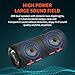2 in 1 Magnetic Dual Splittable Bluetooth Speaker, IPX6 Waterproof Split Portable Wireless Speaker with 20W Loud Stereo Sound, Bluetooth V5.3, 24H Playtime, Multiple pairing for Home,Outdoor or Travel