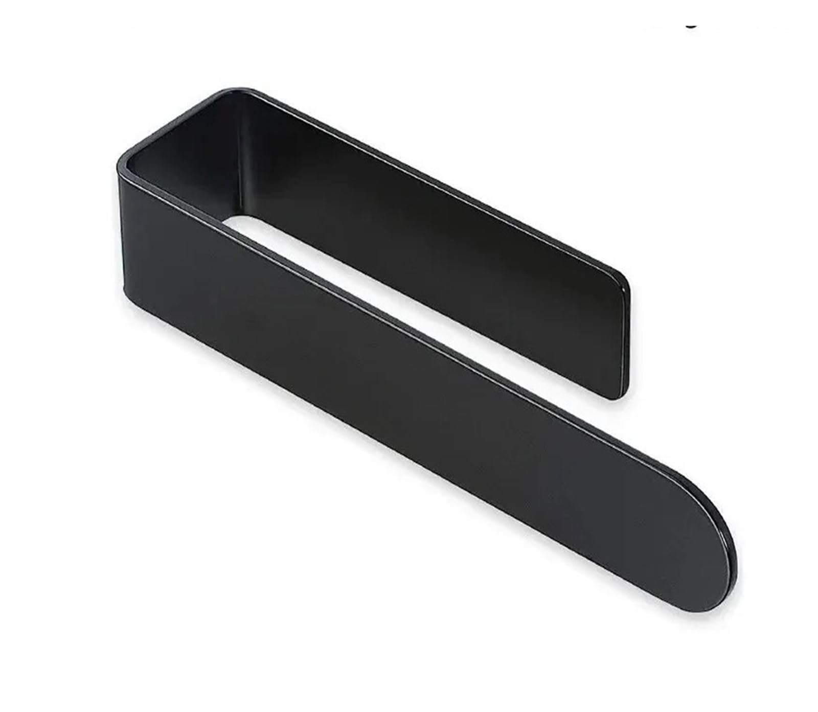 1pc Towel Rack Non-punched Bathroom Self-adhesive Kitchen Hand Household Items(23CM Black)