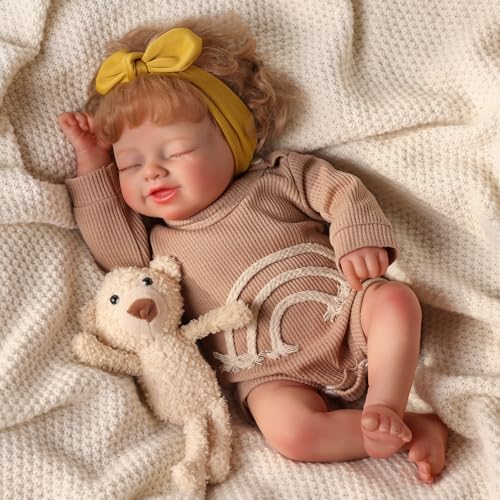 Muñeca Reborn Bebé Niña Realista 17 pulgadas miniatura 7