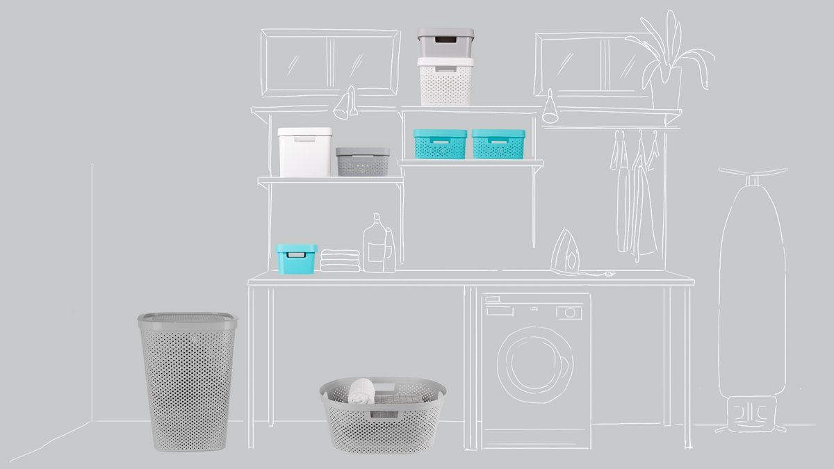 Curver 04752-099-00 Infinity Plastic Storage Box with Lid 36 3 x 27 x 22 2 cm 11 L — view 15