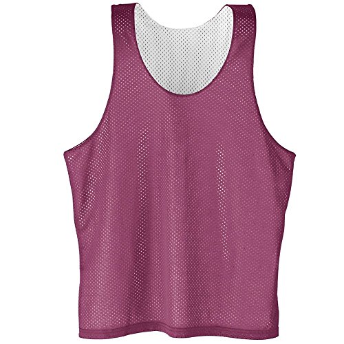 Augusta Sportswear Reversible Tricot Mesh Lacrosse Tank - Maroon - S/M