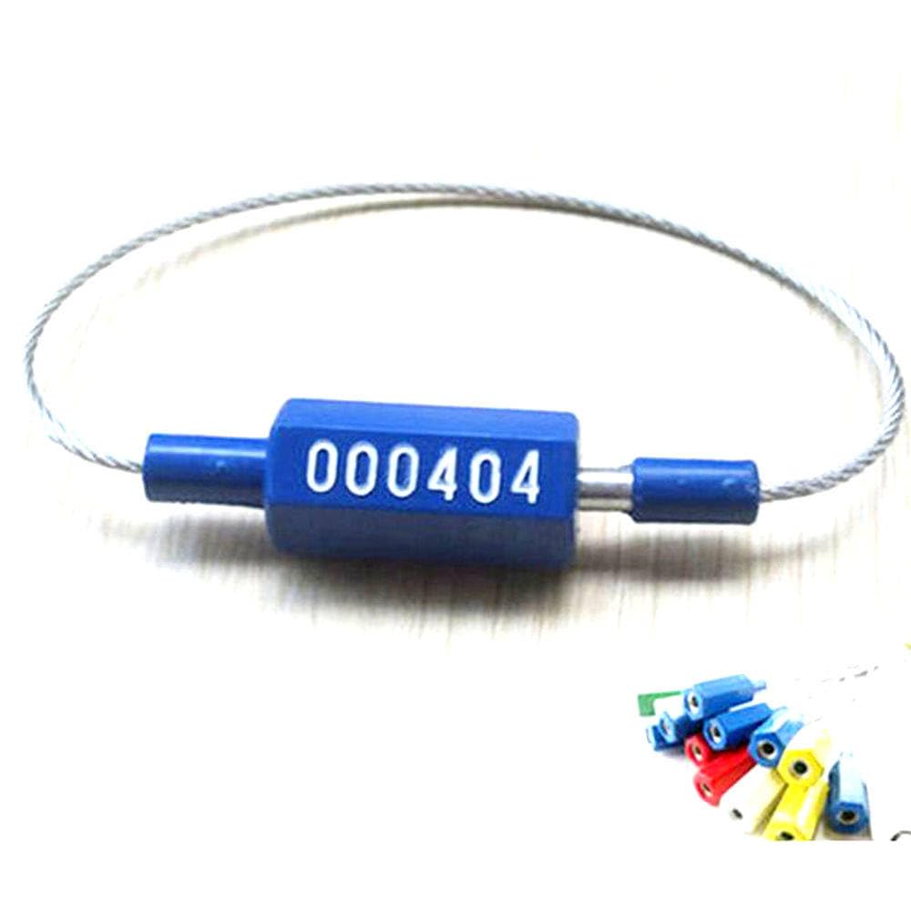 10pcs High Security Steel Wire Lead Seal Container Cable Steel Wire Seal Container Seal Lock a Variety of Specifications