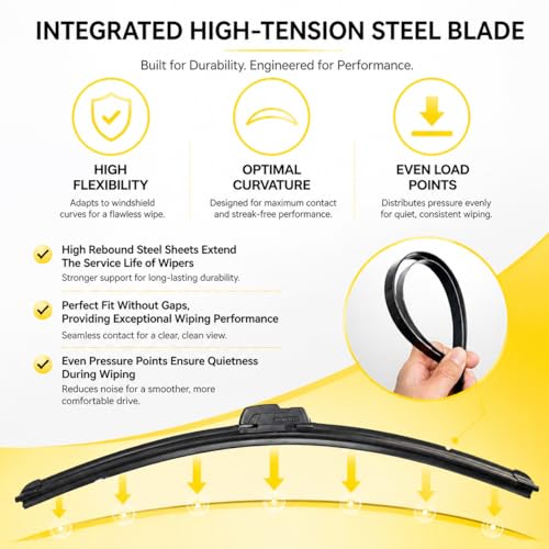 Image of DOG TAIL 22 inch Wiper Blades 2 Pack - All-Season - J Hook