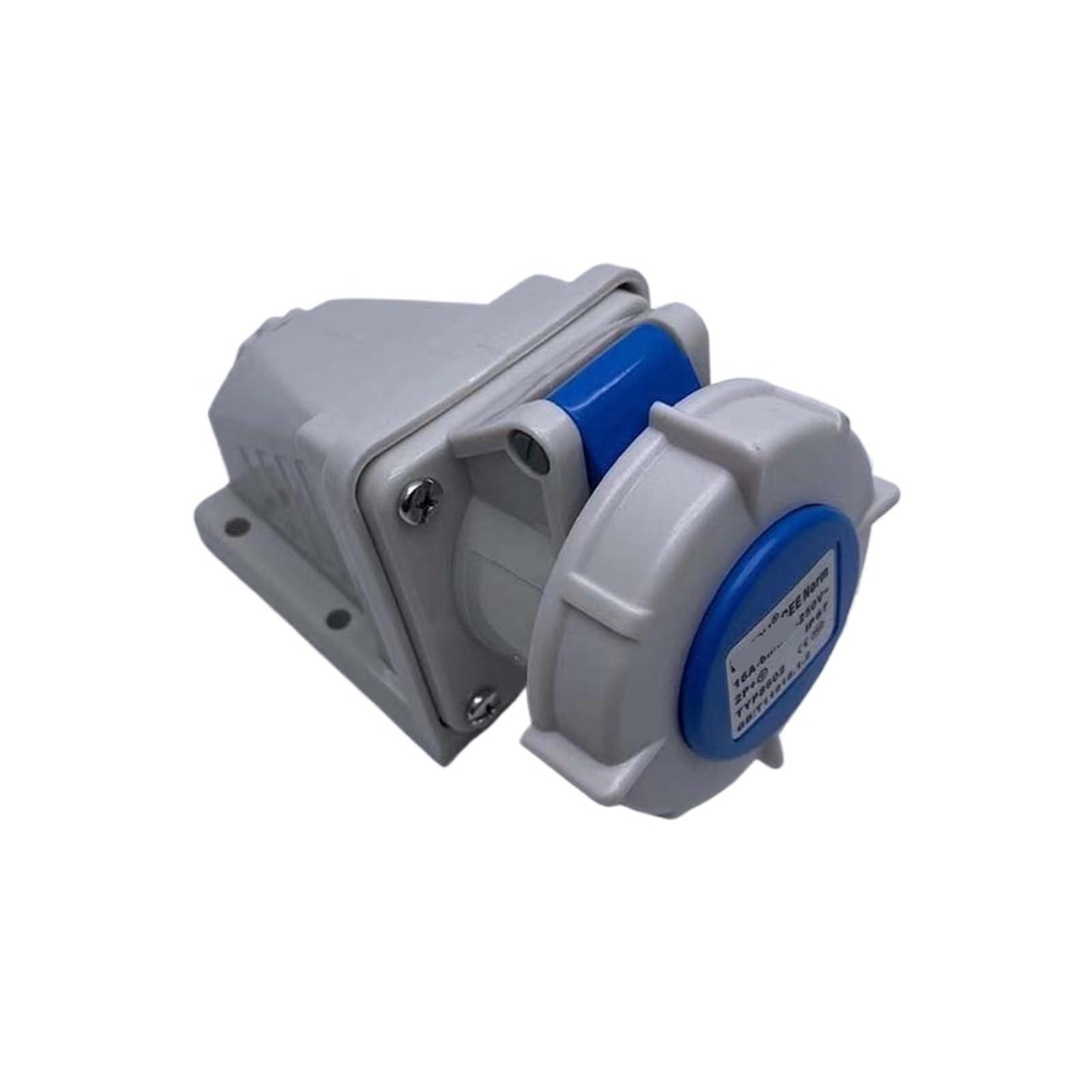 TYPR8602 - Enchufe industrial montado de 16 A, 3 núcleos, IP67, 220 V