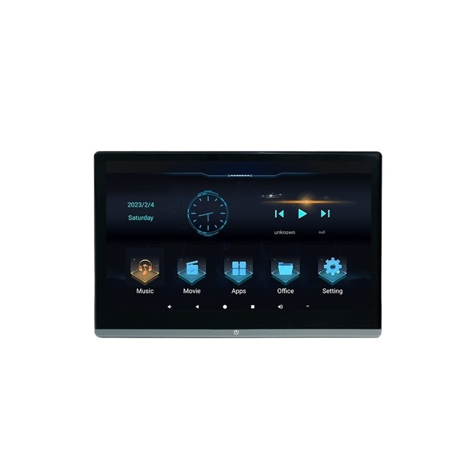 Lettore Dvd Portatile per Lettori Video per poggia Display Esterno Ultrasottile da 11,6 Pollici Display for poggiatesta for Auto da 11,6 Pollici con Schermo Rotante HD(Size:11.6 inch 2 32)