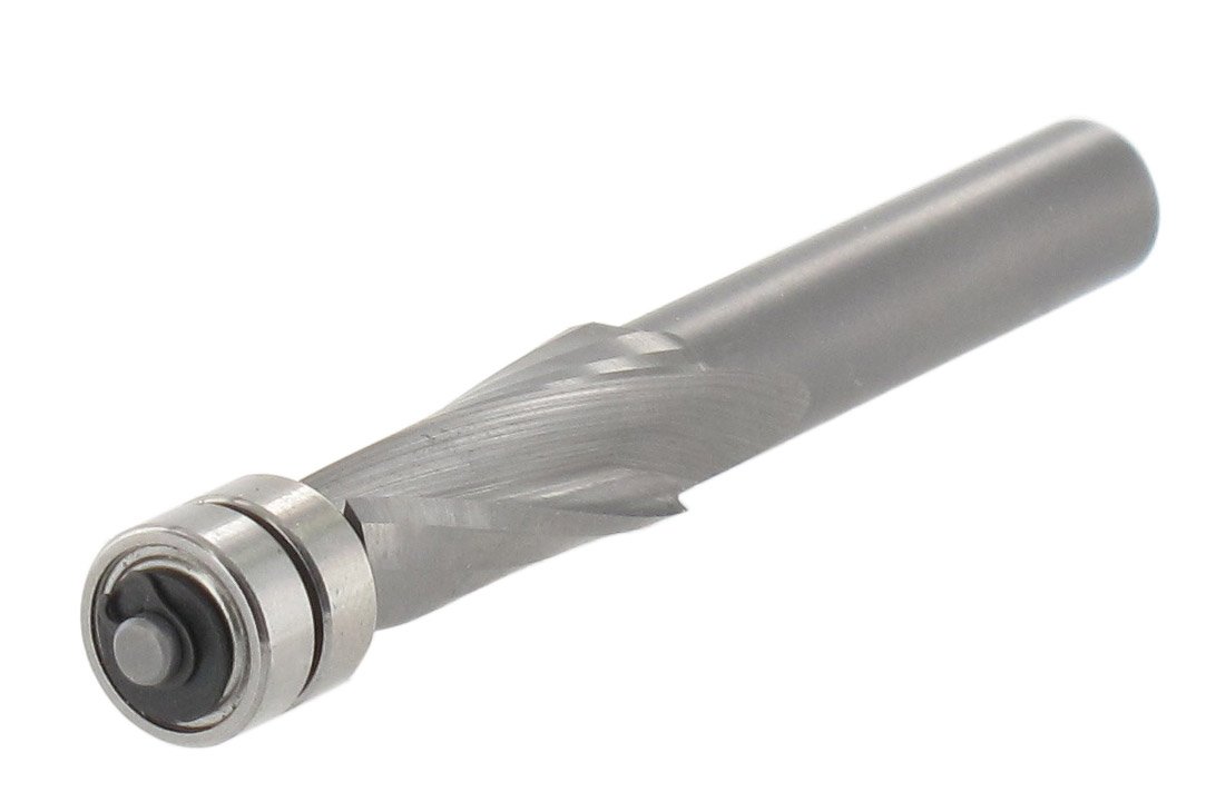 ENT 13490 Fresa per fresatura a filo Versione Premium Flauto a spirale Carburo solido, Gambo (S) 8 mm, diametro (D) 10 mm, NL 25 mm, SL 32 mm, lunghezza 76 mm, doppio cuscinetto a sfere