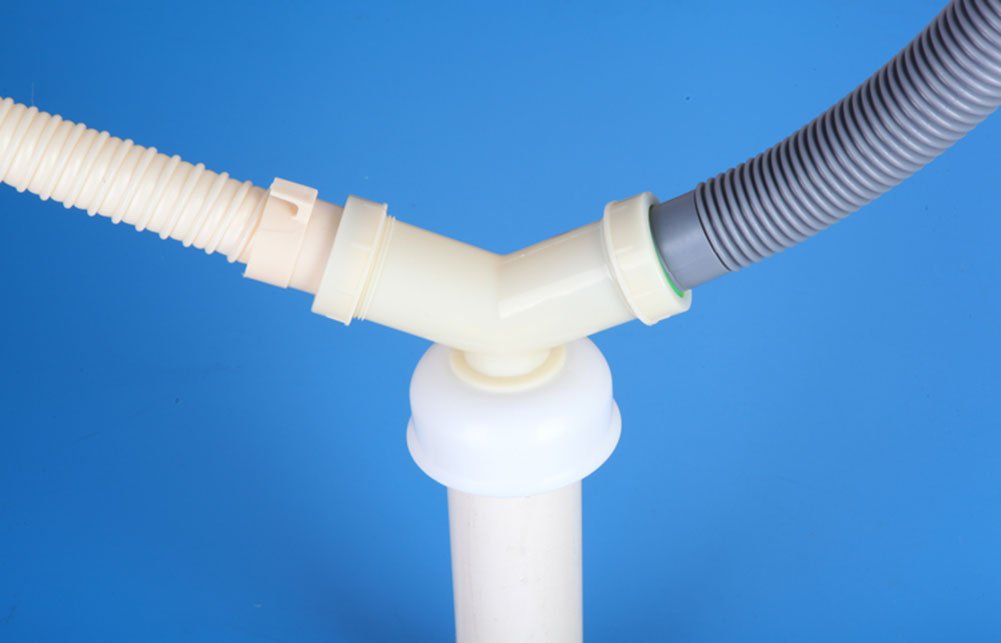 Buy Milopon Pipe Connector Waste Pipe Connector Plastic Y Piece Hose