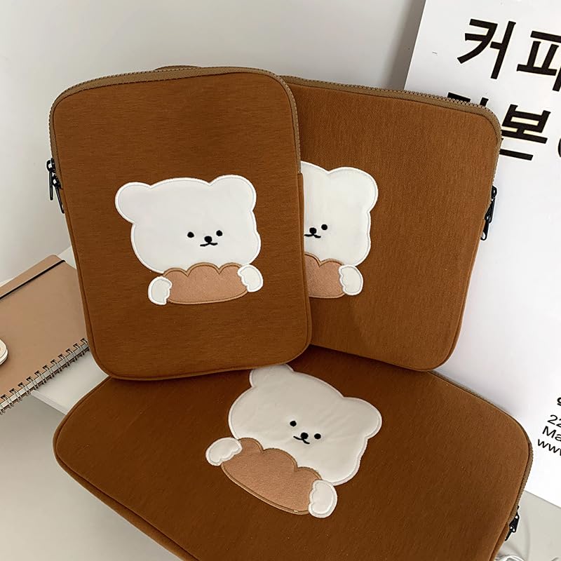 Funda para portátil de 11-15 pulgadas con diseño Fairycore marrón miniatura 2