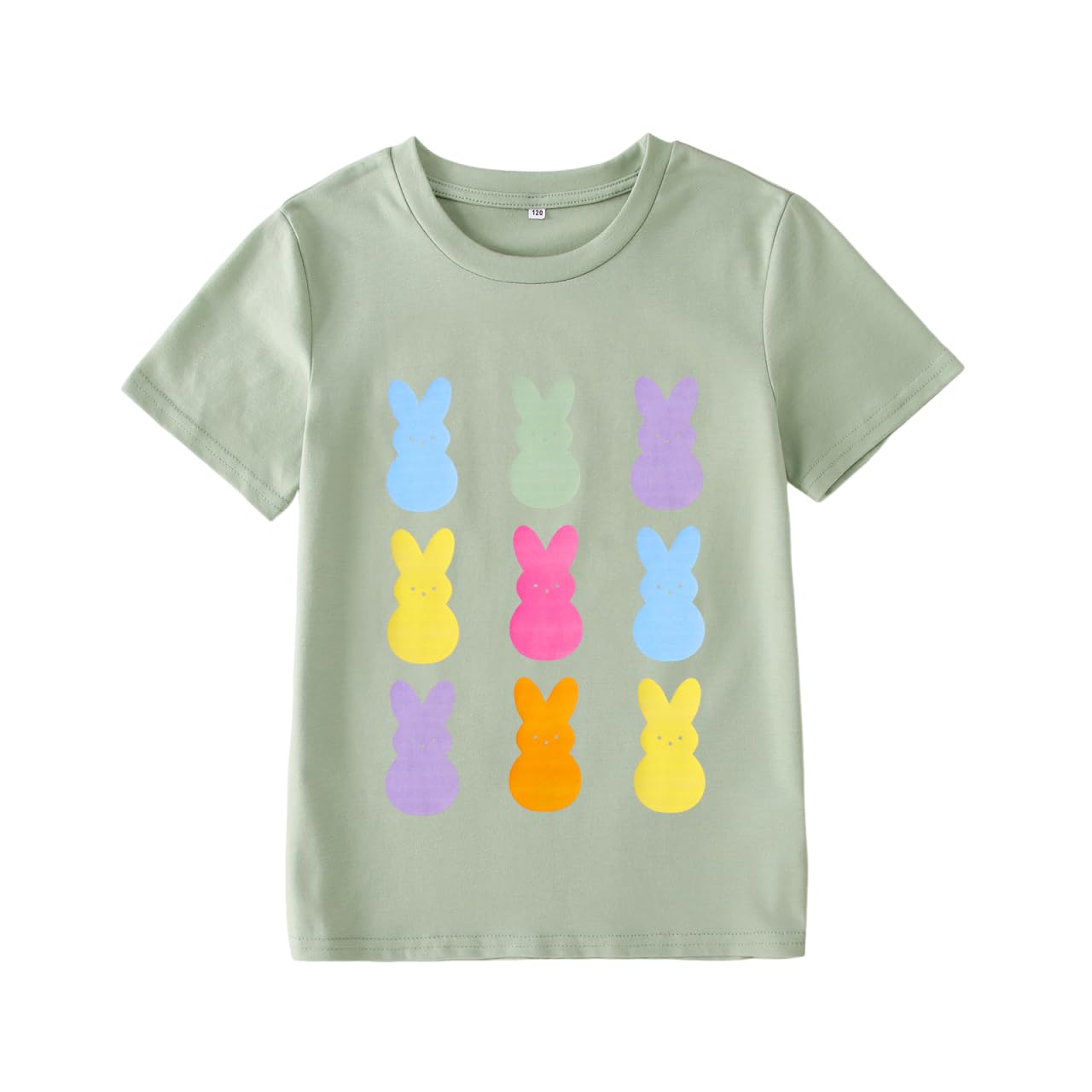 CM C&M WODRO Boys Girls Funny Easter T Shirt Kid Cute Bunny Printed Short Sleeve Tee Shirt Tops