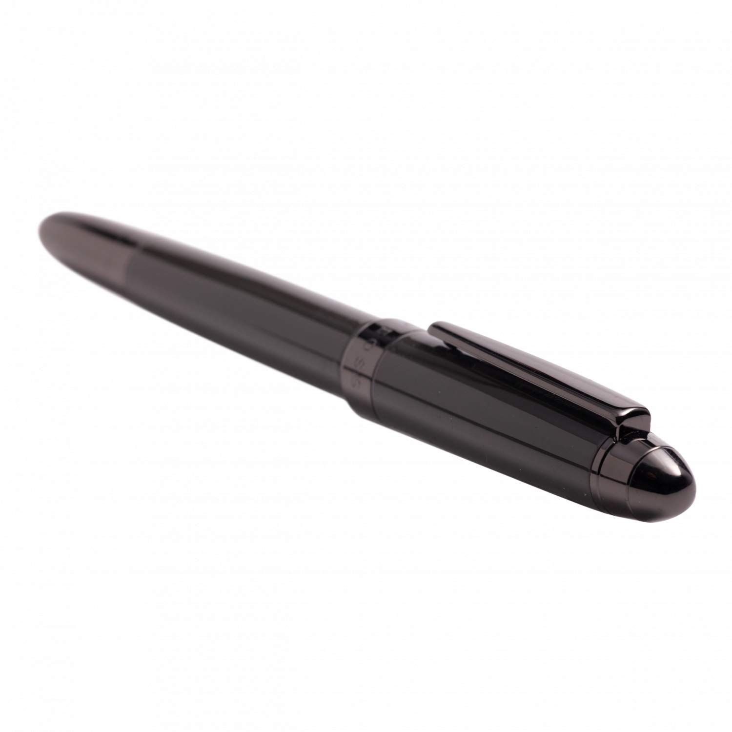 BOSS HUGO Stylo roller ICON grey. Stylo roller gris haut-de-gamme et élégant, avec pointe M. Disponible en stylo bille, roller et plume.