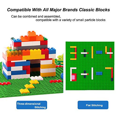 LVHERO Classic Baseplates Building Plates for Building Bricks 100% Compatible with All Major Brands-