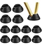 VILLCASE 16Pcs Hairpin Leg Protector Feet Fits 3/8inch to 1/2inch Thick Rods, Furniture Table Cha...