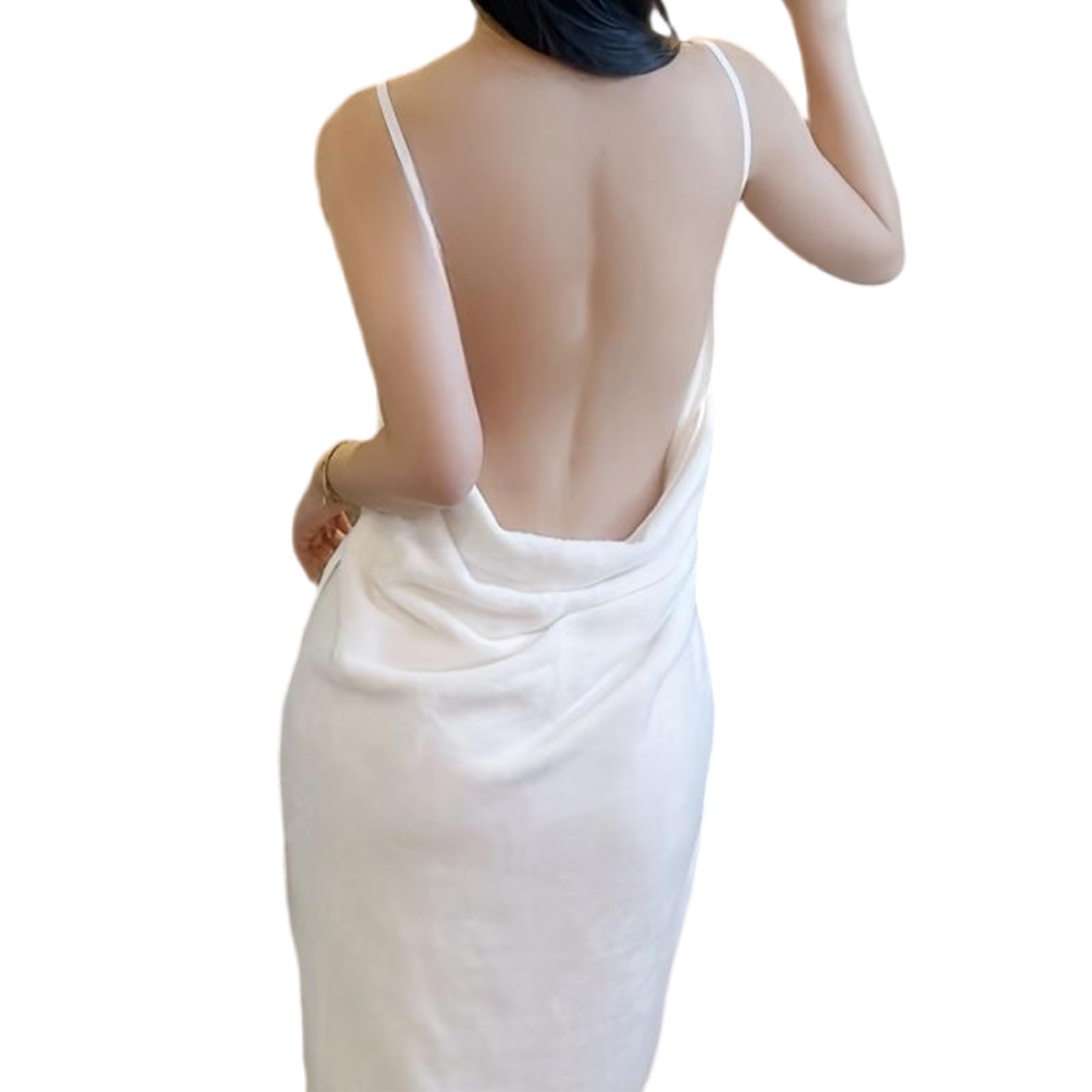 Jazuaiao Bathrobe Adjustable Straps Bath Towel Robe Soft and Strong Absorbent Spa Pool Covering Comfortable Fleece Bathrobe