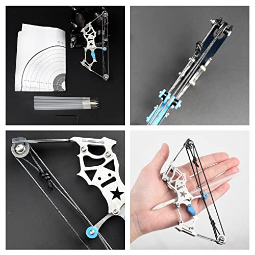 Jtxcdfhmj Mini Bow And Arrow Mini Compound Bow Hunting Games Pocket Bow With Arrows For Hunting Shooting Practice Archery Entertainment Fun #TOP1
