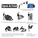 Easy Pop Up Tent 4 Person Waterproof - Pop-Up Camping Tents Automatic Tent Throw Pop Up Instant Flip Pop Tent for Camping,by ZOAMKE(Blue)