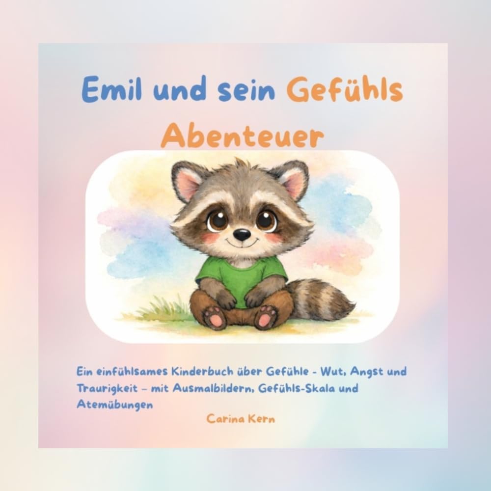 Emil und sein Gefühls Abenteuer: Ein liebevolles Kinderbuch über Gefühle mit Ausmalbildern, Gefühls-Skala und Atemübungen