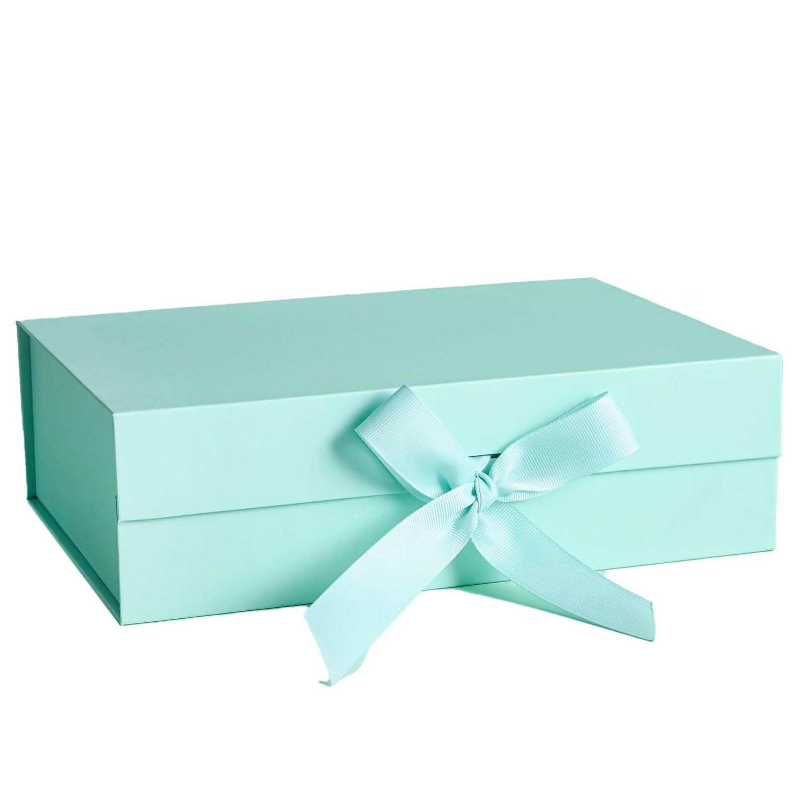 Magnetic Gift Box, 30cm x 22.8cm Folding Present Box, Large Gift Boxes Green with Lid for Gifts, Suitable for uitable for Paper Wedding Favor Boxes, Birthday Gift, Party Favor Boxes, Green