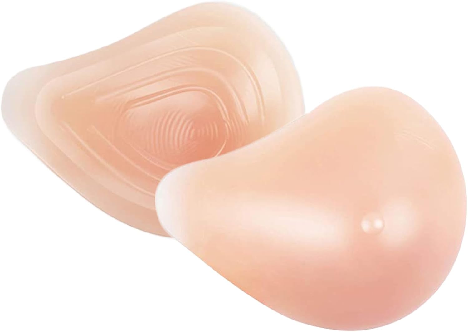 Silicone Breast Forms Self-Adhesive Spiral Concave Bra for Mastectomy Transgender Cosplay