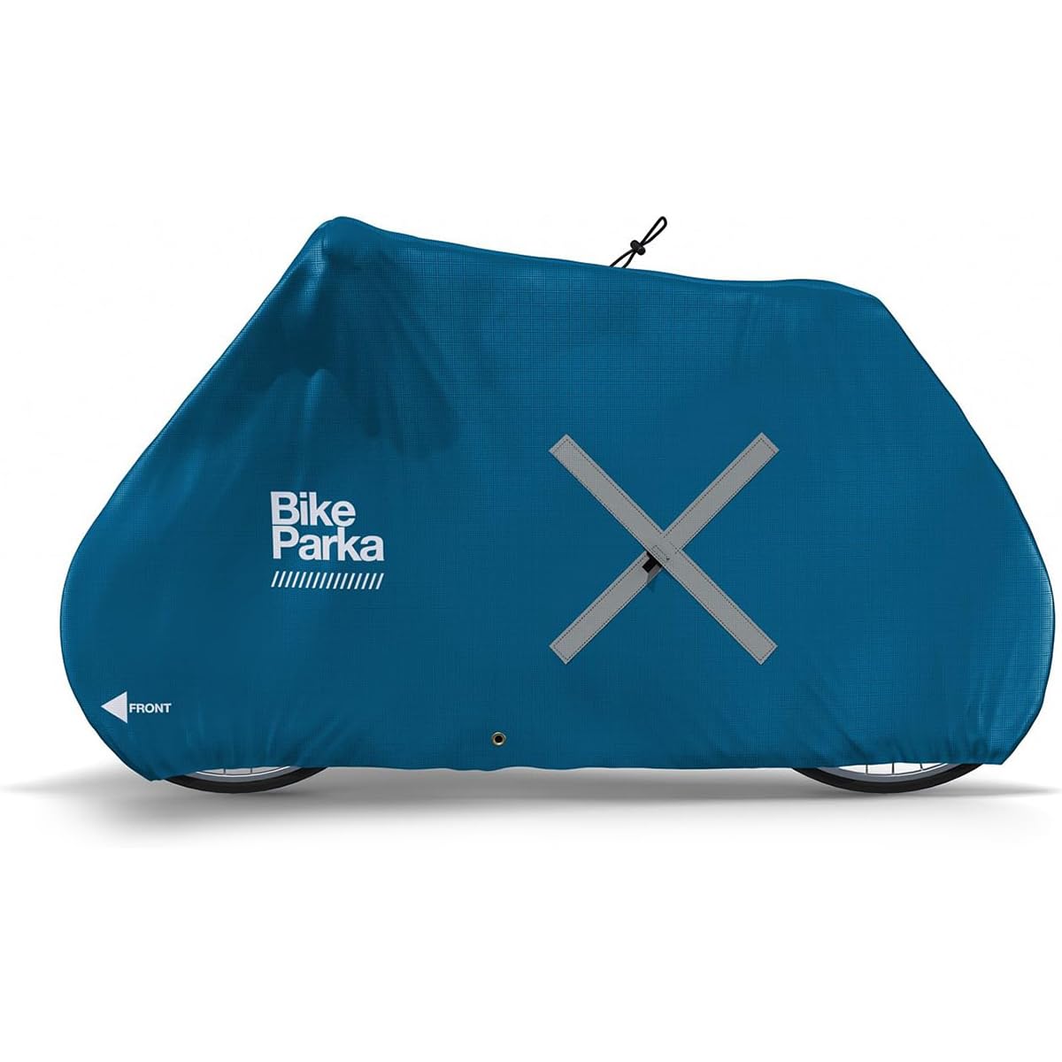 Funda impermeable para bicicleta BikeParka Urban protector exterior de lluvia azul ciel