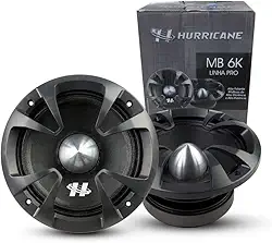 Alto-falantes Midi Bass 6" Hurricane Mb6k 700w Rms 4 Ohms