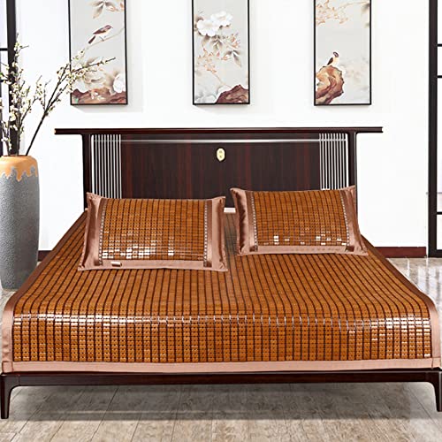 Materassino rinfrescante estivo in rattan, traspirante e facile da pulire, per letti singoli/matrimoniali, perfetto per famiglie e scuole, 200 x 220 cm, per rimanere freschi per tutta l'estate