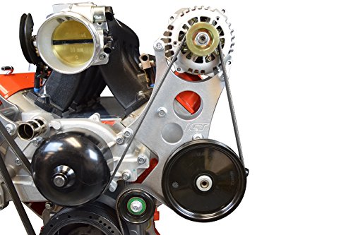 Ict Billet Ls High Mount Alternator & Power Steering Pump Bracket Accessory Kit Turbo For Ls1 Compatible With Corvette Spacing 551362-1 #TOP4