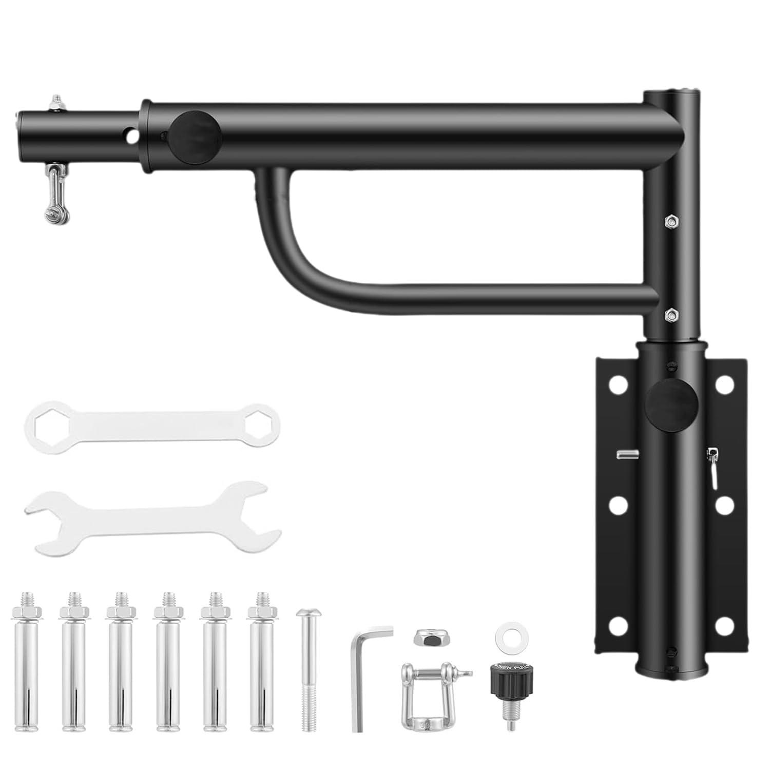 Boxsack Wandhalterung Verstellbarer Boxsackhalterung 45-70 cm, Boxsack Aufhängung Drehbar Punching Bag Wall Mount, Boxsack Halterung Wand Kompatibel mit Sandsäcken, Speedbags