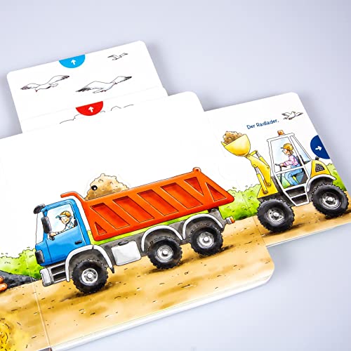 Mein erstes Hör mal (Soundbuch ab 1 Jahr): Die Fahrzeuge: Zum Hören, Schauen und Mitmachen ab 1 Jahr. Mit stabilen Geräusche-Schiebern für die Allerkleinsten