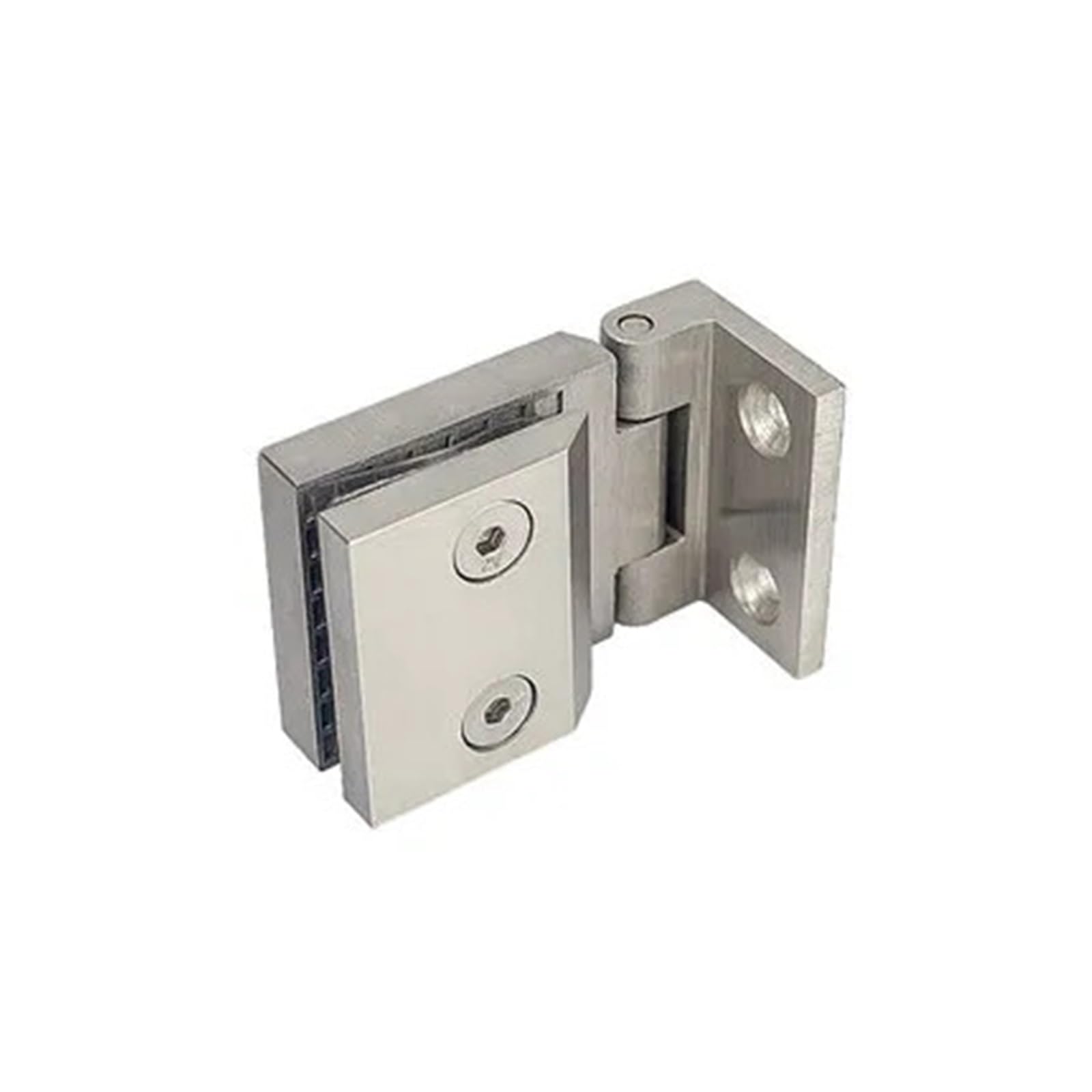 Cnyuon One Color Stainless Steel Glass Clamp,Connector,Shower Room Folder Hinge For Glass Door