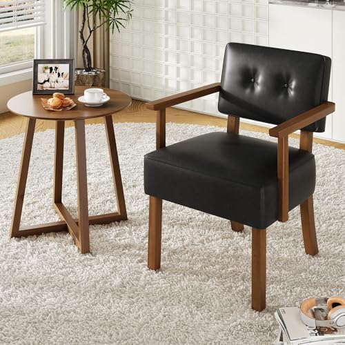 Sillón Plegable Cuero Sintético Negro miniatura 7