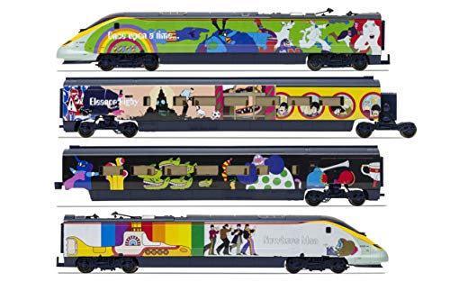 Hornby Eurostar Beatles Yellow Submarine Analog Train Set R1253T #TOP2