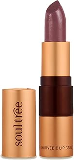 Ayurvedic Lipstick - Colour Cocoa Rich 906, 4gm | Creamy Texture | Enriched with Organic Ghee & Almond Oil | Moistured & Nourished Lips | 4gm