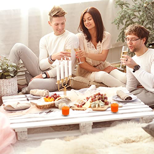 4 packs unscented orange votive candles in glass 2 inch natural soy wax scentless fall harvest autumn candles for halloween thanksgiving wedding party home holiday relaxation 12-15 hour burning time