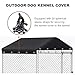 Harry Forest Replaceable Dog Kennel Cover 600D Heavy Duty Waterproof and Dustproof Dog Kennel Canopy Cover - Black (Includes Cover Only). (7.5'W x 7.5'L)