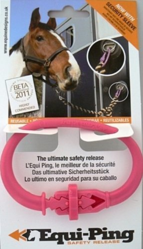 Safety Release Horse Tether - Pink