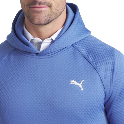 Image of Puma Golf Men's Standard Pebble Hoodie, Blue Horizon