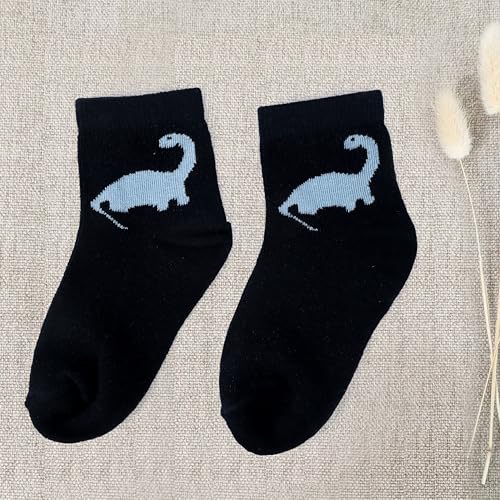 Image of Kid's Socks for Boys and Girls - Made with Soft & Breathable Cotton with Antibacterial Wash, Pack Of 5, Suitable for all day long use