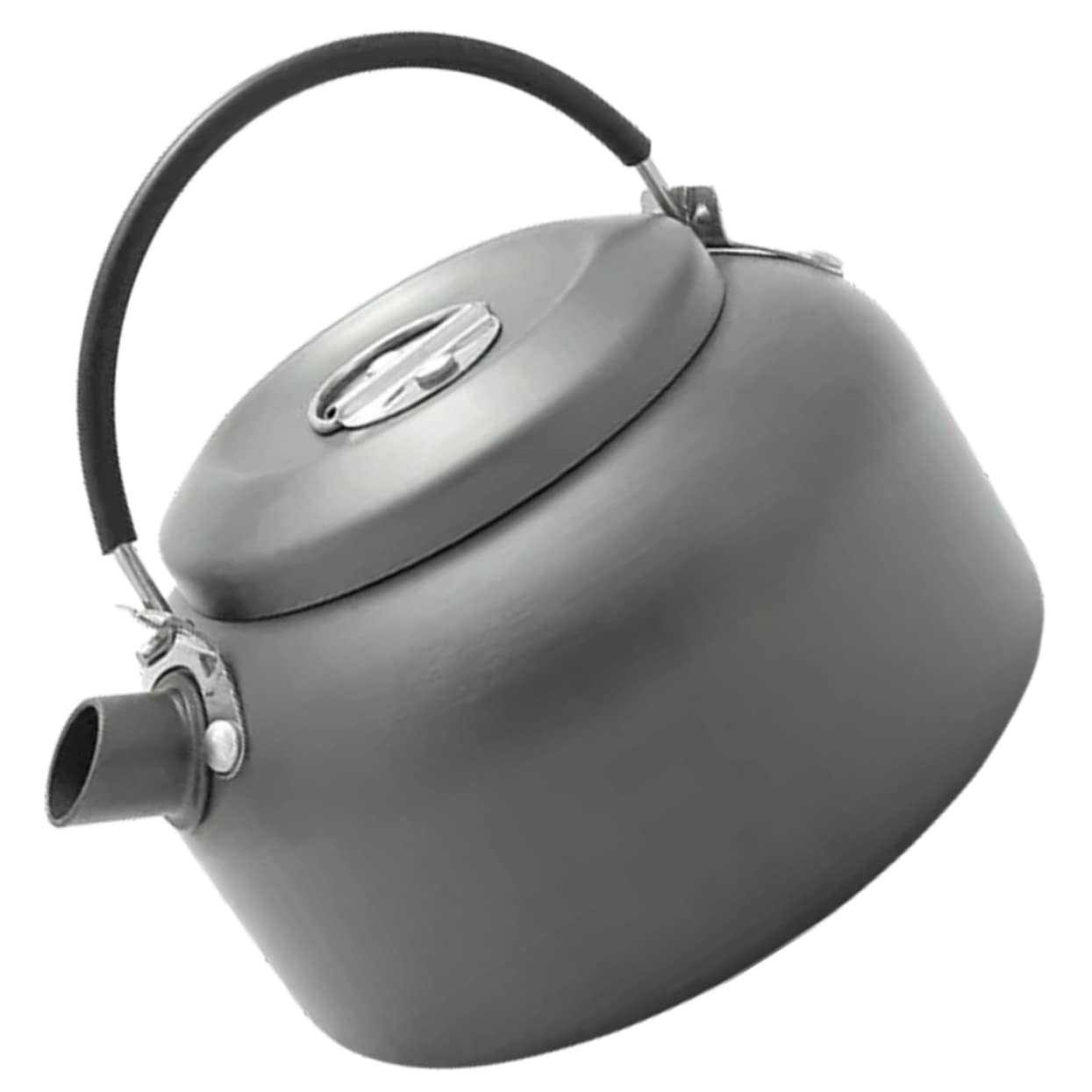 BESPORTBLE 2stücke Outdoor Camping Kessel Aus Aluminiumlegierung Tragbar Teekessel Mit Anti-scald Griff Für Camping Und Outdoor-aktivitäten