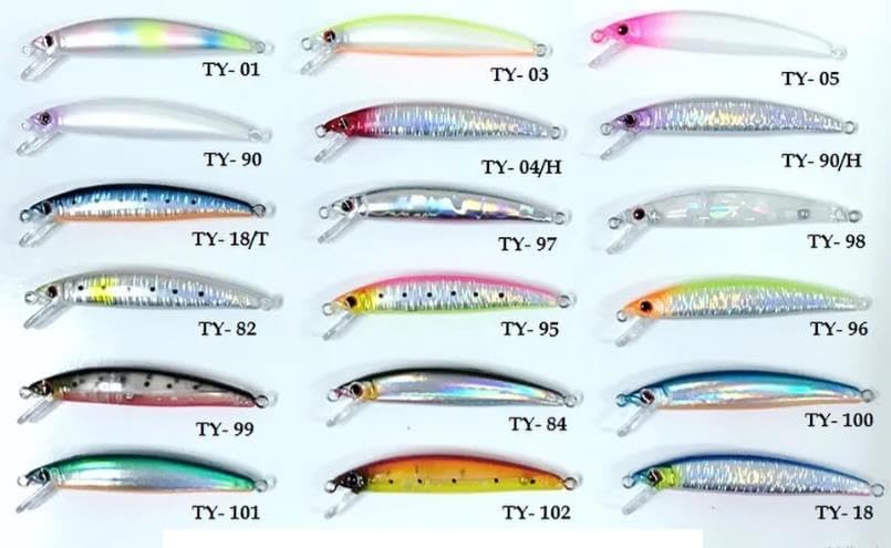 SAFİR Turko 70mm 3.8gr 30-80 Derinlik Sahte Balık TY-31 - Görsel 1