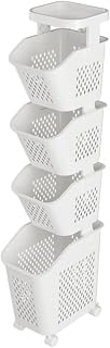 ランドリーカートIKEA:おすすめ商品と収納術 24 Laundry Basket, Slim Laundry Cart, Stacking Basket, Laundry Wagon, 234 Tiers, Large Capacity, With Wheels, Laundry Rack, Assembly Type, Bathroom, Laundry Storage, Storage Basket, Removable, Gap