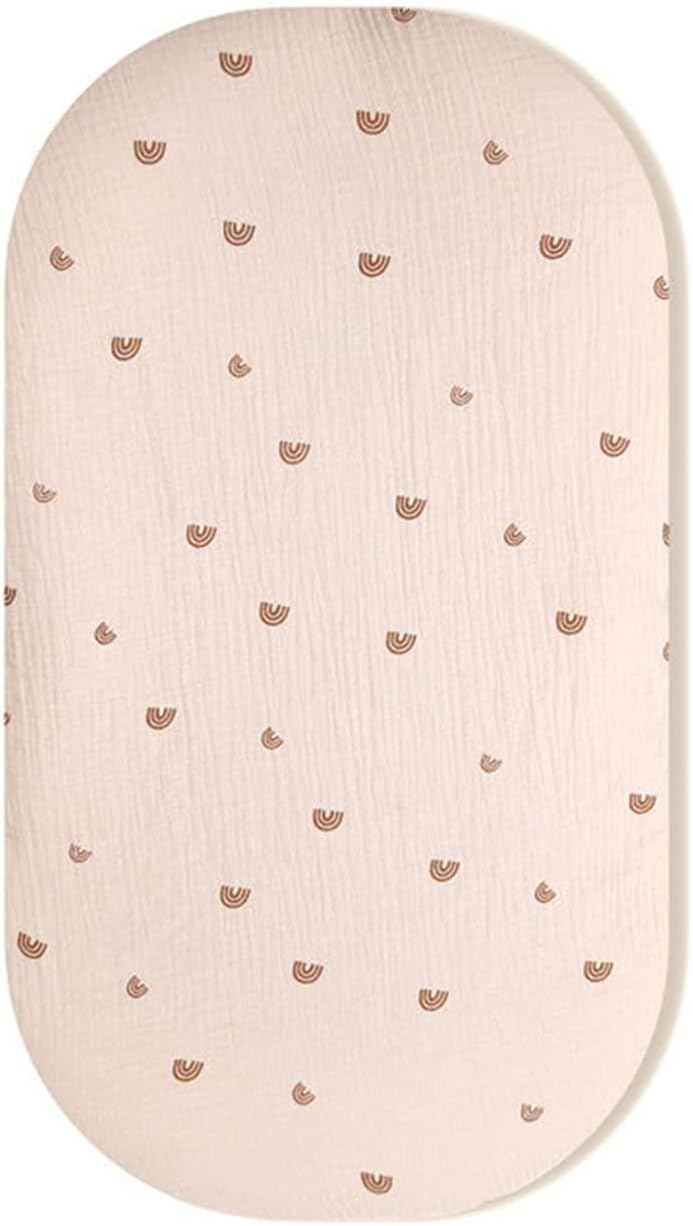 2pcs Infant Cradles Bedding Sheets Removable & Comfortable Cotton Bed Sheet Cotton Bassinet Sheet Comfortable for Baby