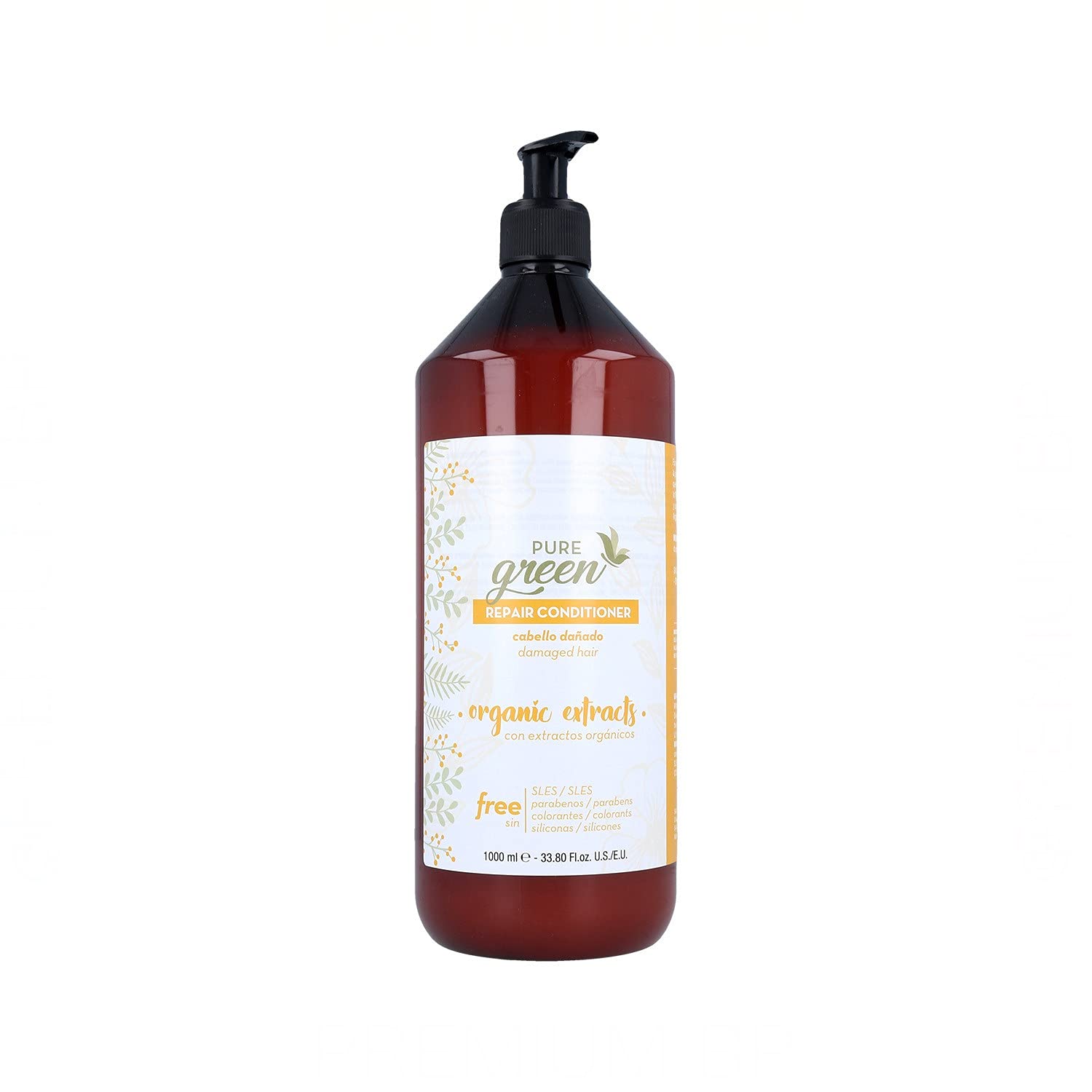 Pure Green, Après-shampoing réparateur noir 1000 ml