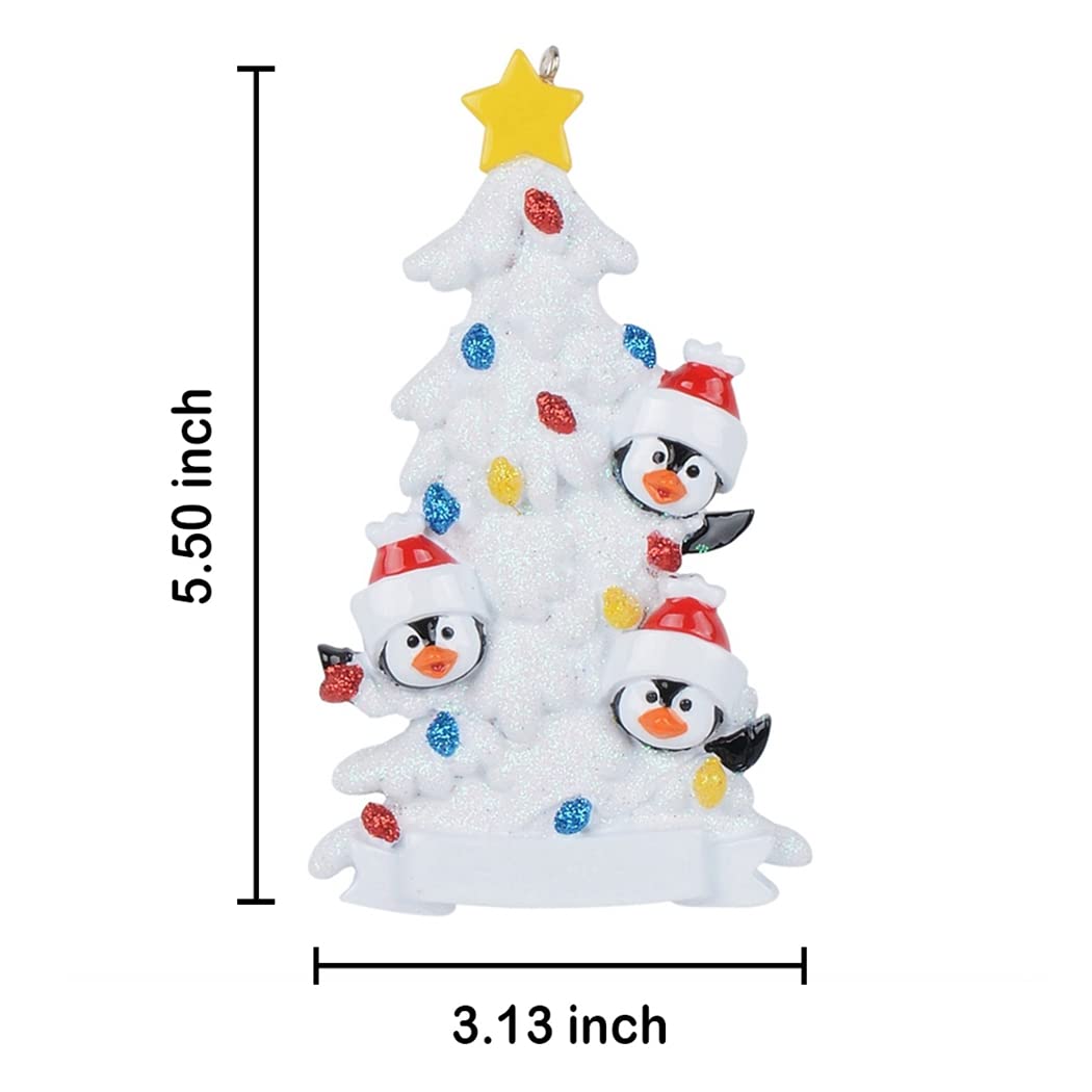 Amazon.co.jp: 個性的 ペンギン家族クリスマスツリー オーナメント