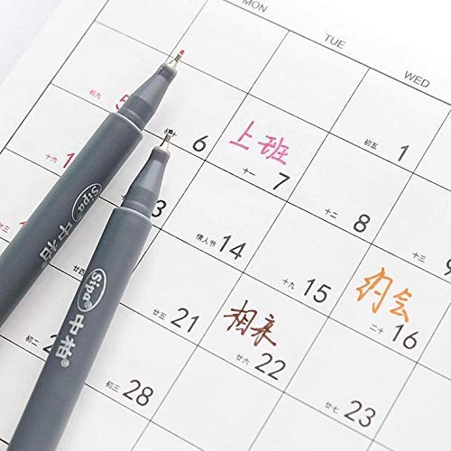 image for 0.38mm Colorful Fineliner Pens, Doraking 10pcs 0.38mm Colorful Finelin