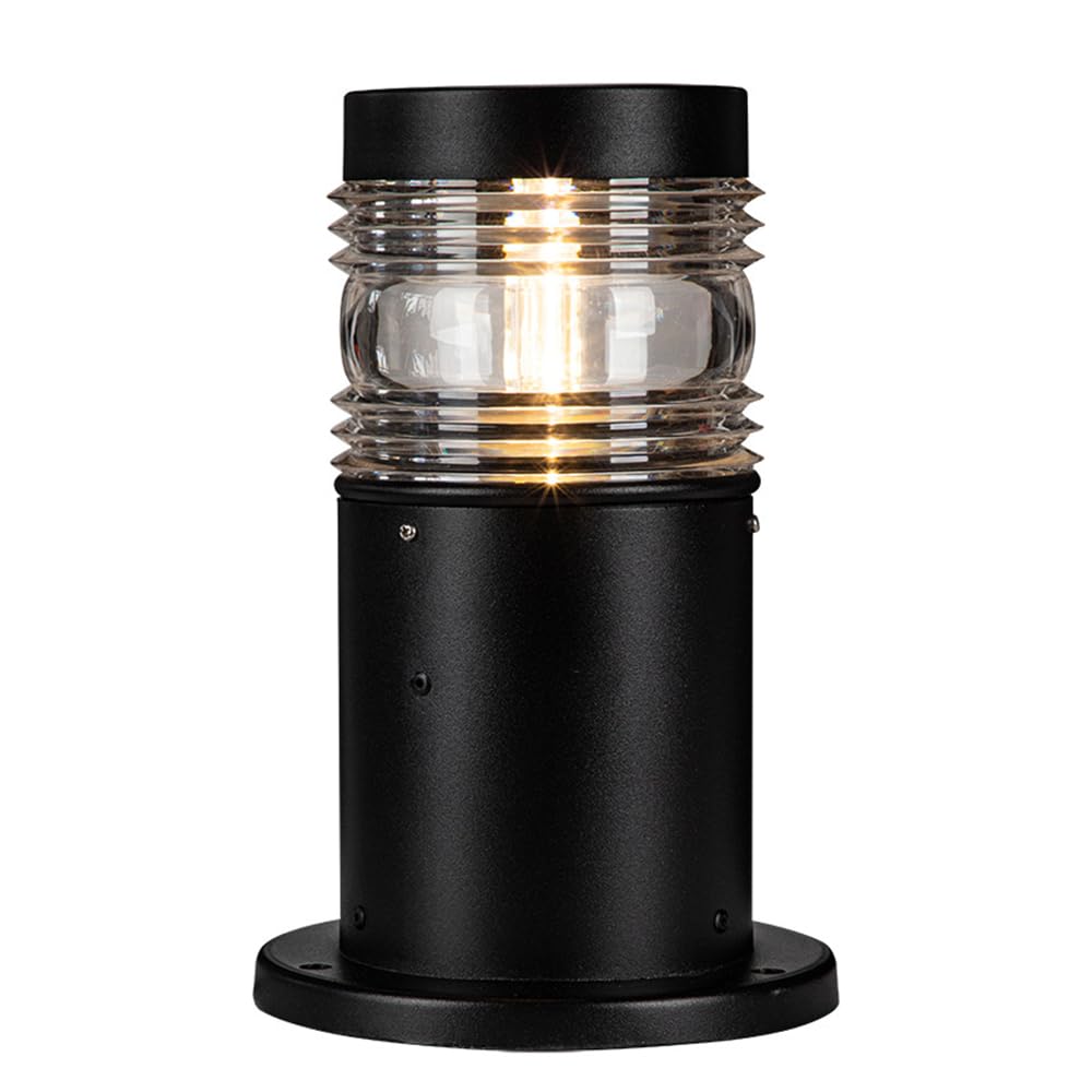 Lampe de Jardin Exterieur, Borne lumineuse, IP65 Etanche Eclairage, douille E27, pour les chemins, pelouses,Ampoule non Incluse (B)