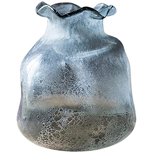 Vase déco rétro et fleurs séchées pour centre de table de mariage