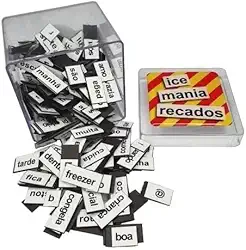 Pote De Letras E Numeros C/Imã Magnéticas Em 378pç