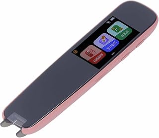 Scan Reader Pen, 64RAM Electronic Dictionary Digital Voice Translator Device Rechargable Portable Real Time Text to Speech Device Pen Scanner for Kids English Learning