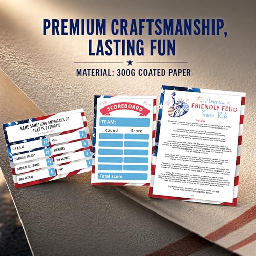 4th of July Trivia Game juego de mesa miniatura 4