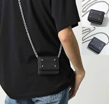 Maison Margiela ミディアム黒 チェーンショルダー レザー 楽天市場】MAISON MARGIELA マルジェラ チェーン ウォレット